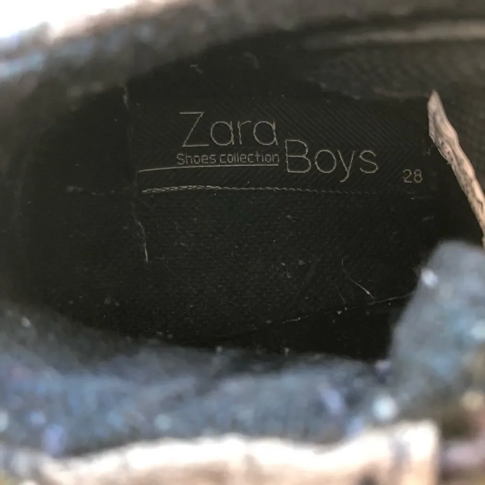 Zara Boys Suede Hiking Boots